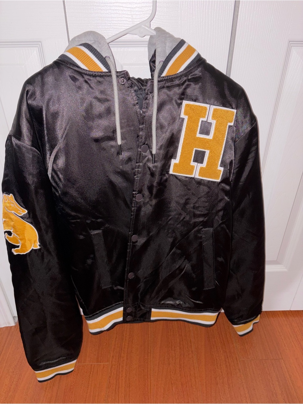 Warner Bros. Harry Potter Black Hufflepuff Jacket